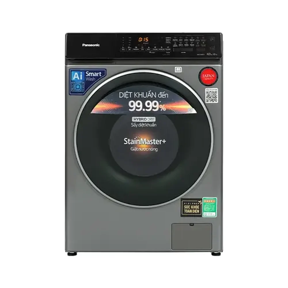 Máy giặt sấy Panasonic Inverter 10 kg NA-S106FC1LV