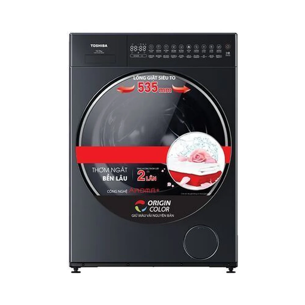 Máy giặt sấy Toshiba Inverter giặt 15 kg - sấy 9 kg TWD-T35BP160MWV(MG)