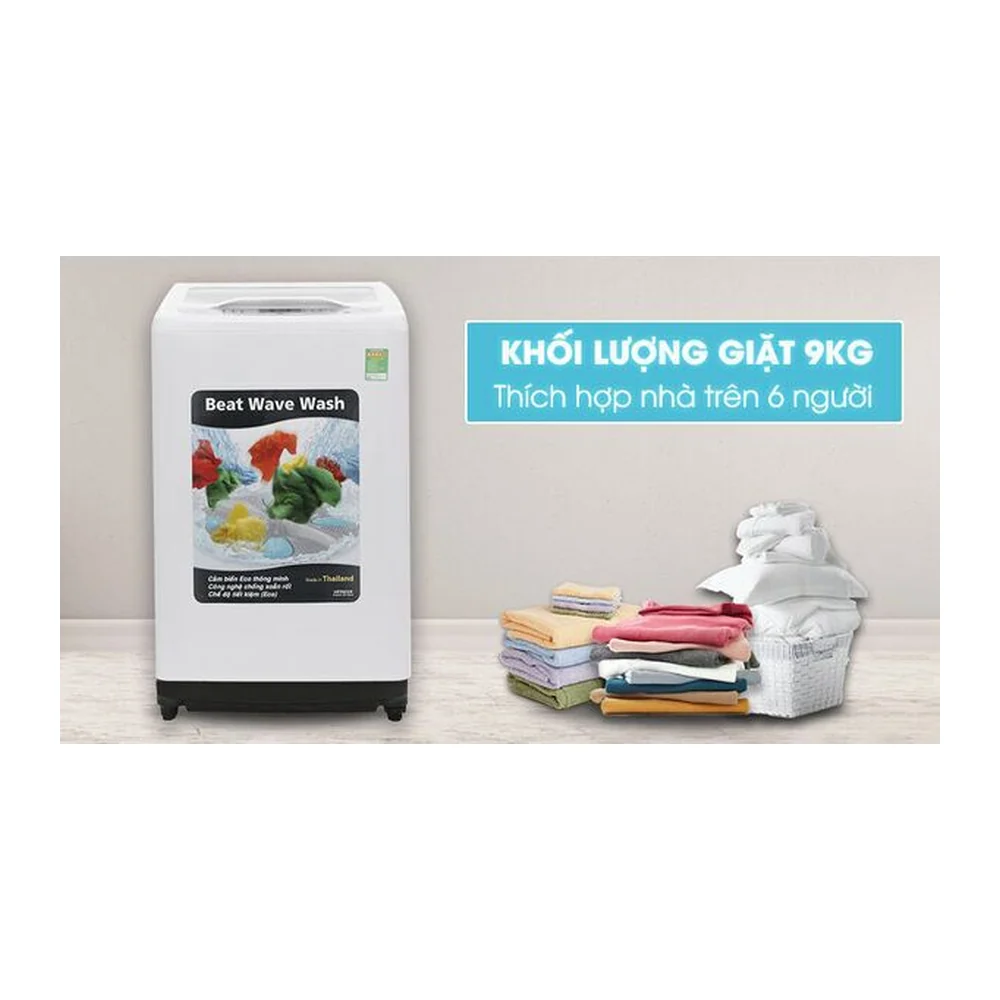 Máy giặt Hitachi SF-90XA 220-VT (WH) -Hàng chính hãng
