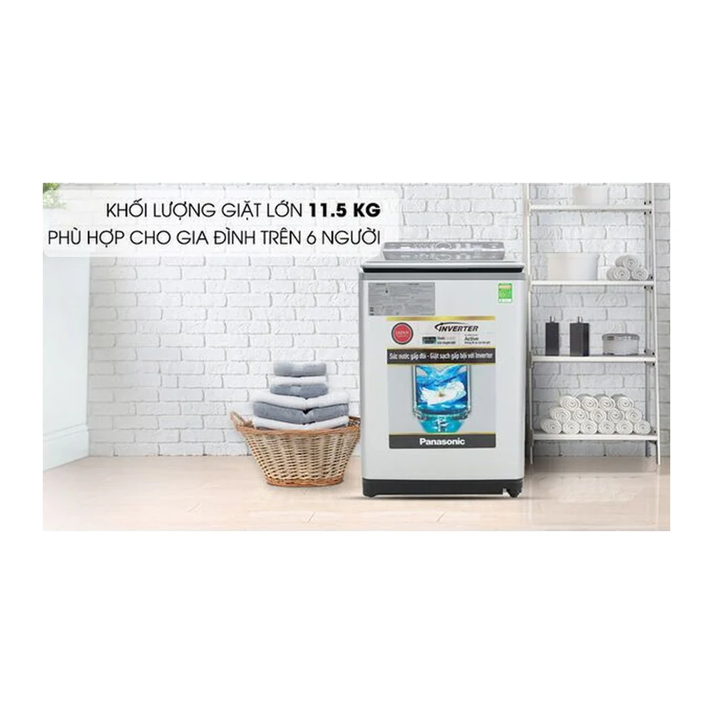 Máy giặt Panasonic Inverter 11.5 Kg NA-FS11X7LRV
