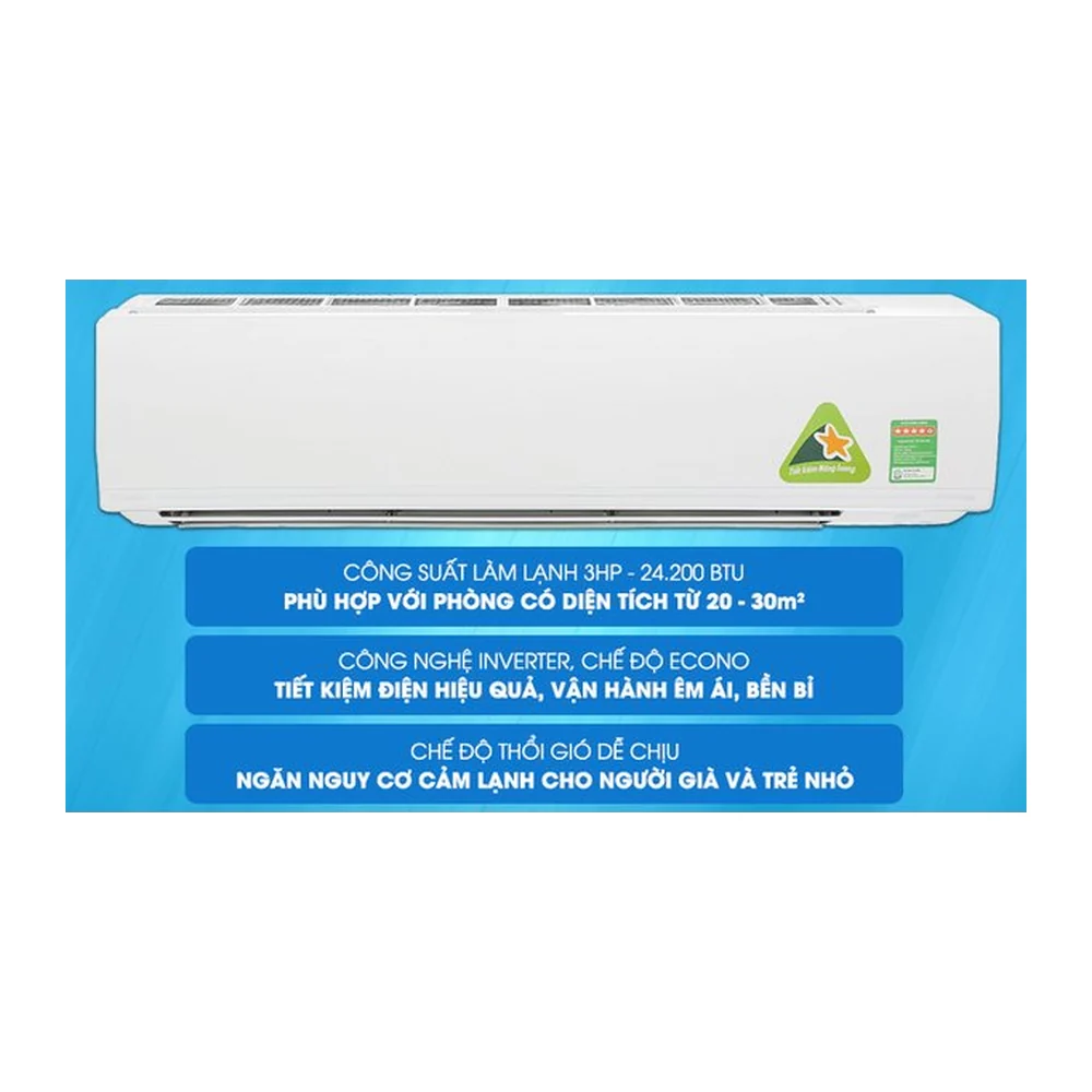 Máy lạnh Daikin Inverter 3 HP FTKC71UVMV