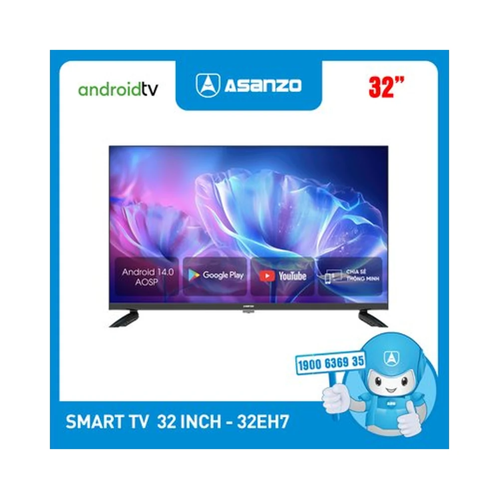 Smart Tivi Asanzo 32 inch 32EH7