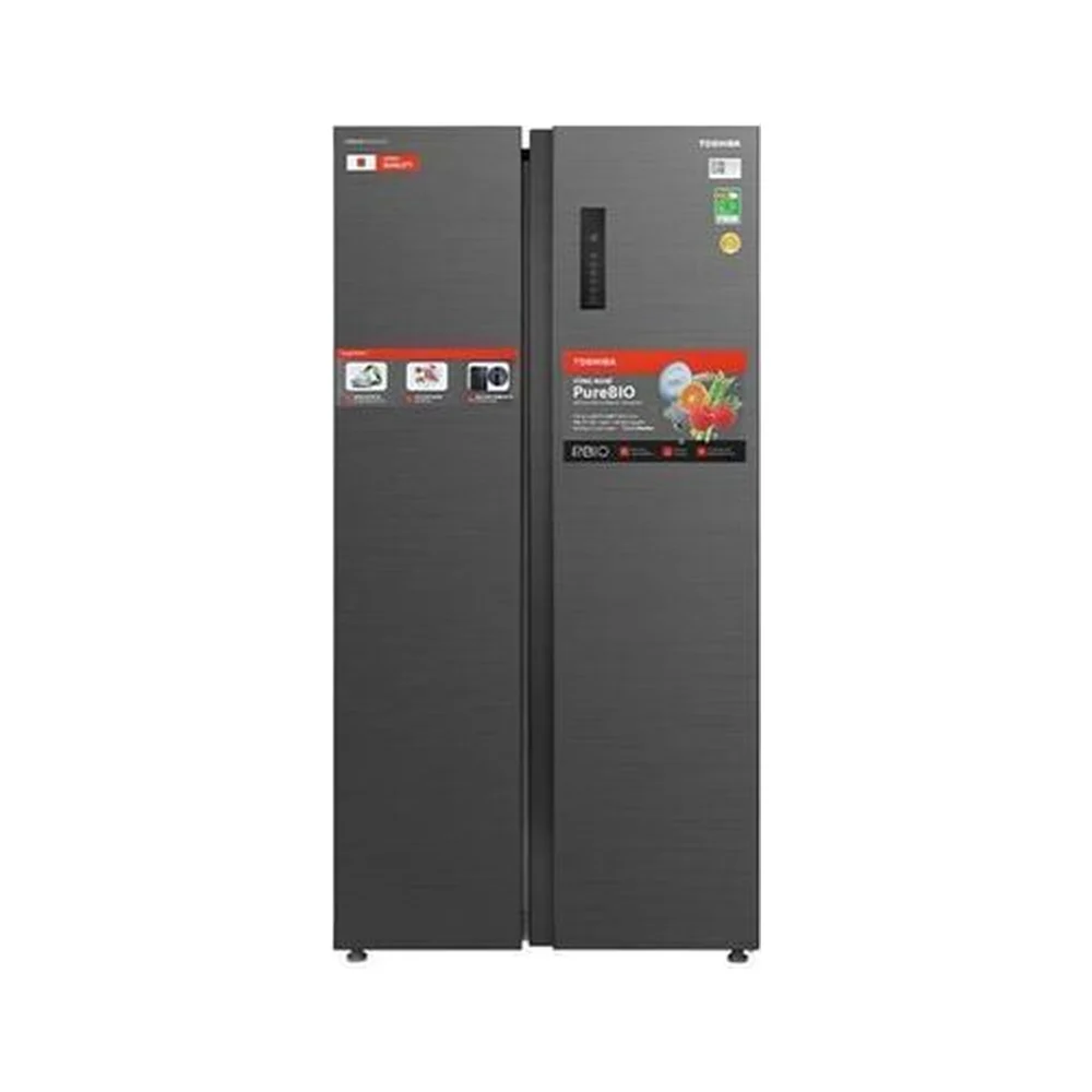 Tủ lạnh Toshiba Inverter 555 lít Side By Side GR-RS696WI-PMV(60)-AG