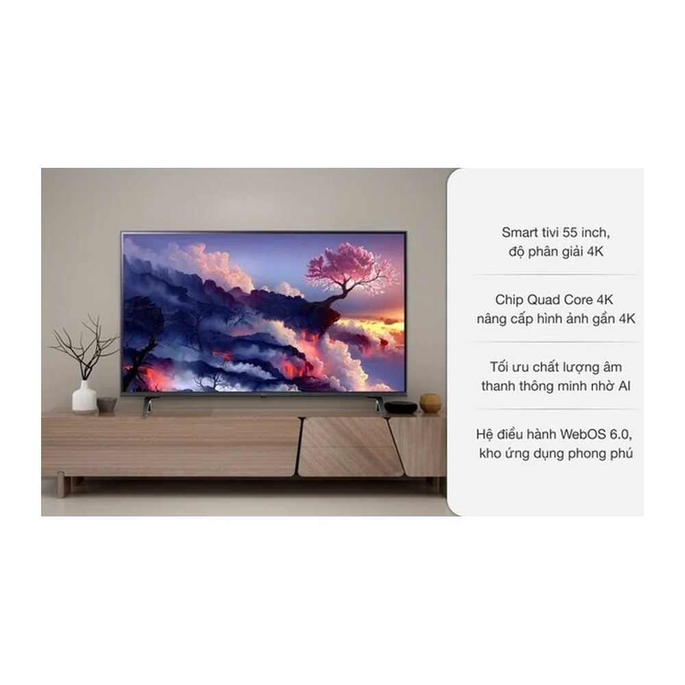 Smart Tivi LG 4K 55 inch 55UP7750PTB