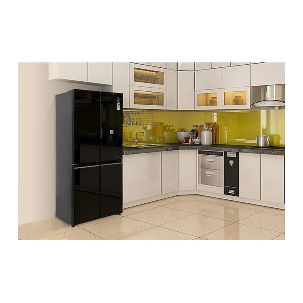 Tủ lạnh Aqua Inverter 469 lít Multi Door AQR-M536XA(WGB)