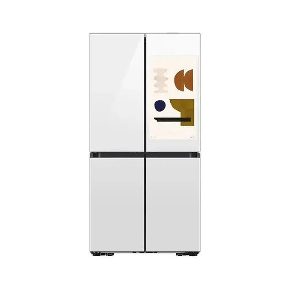 Tủ Lạnh Samsung Inverter 636 Lít Bespoke RF65DB990012SV Trắng Thạch Anh