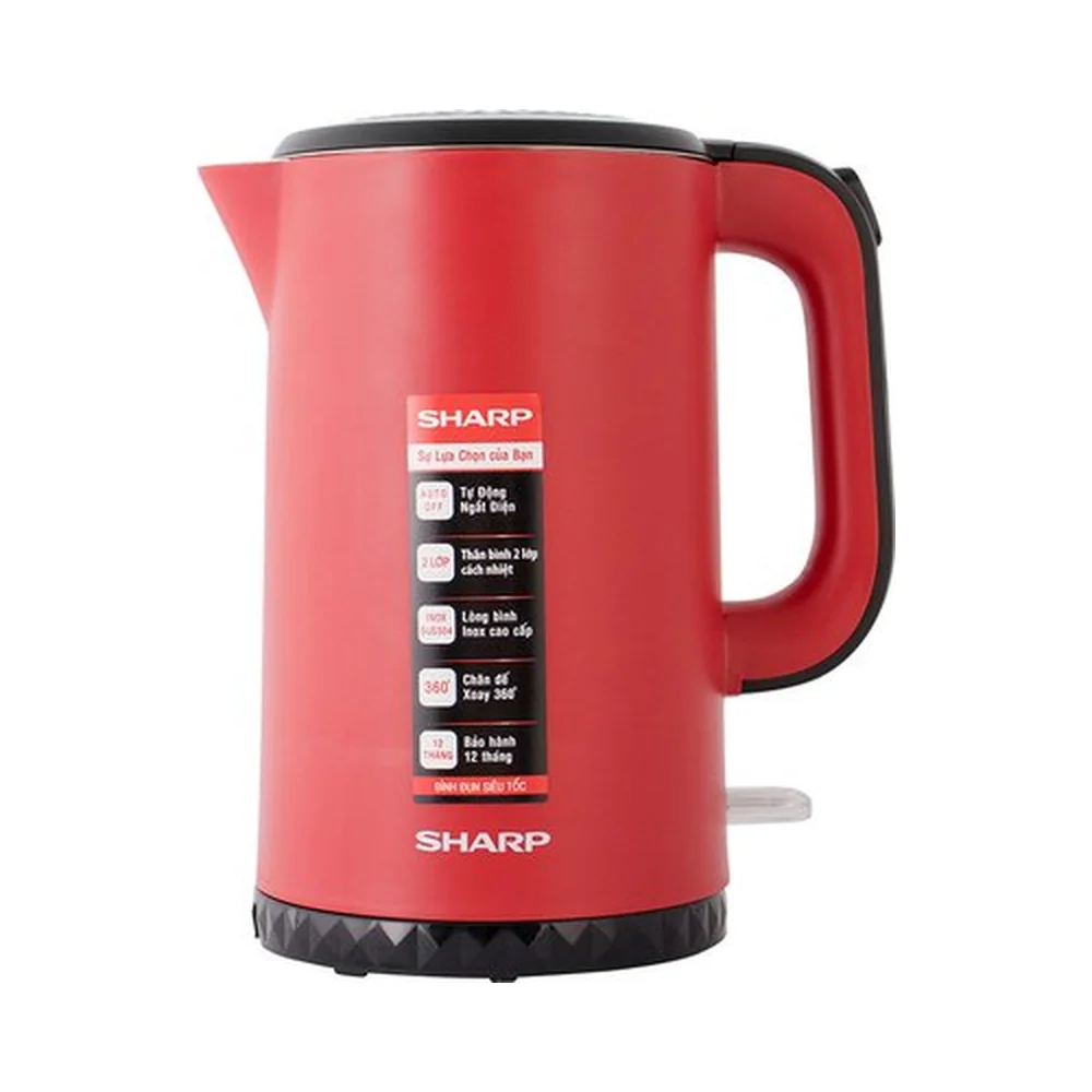 Bình đun siêu tốc Sharp 1.7 lít EKJ-17EVPS-RD