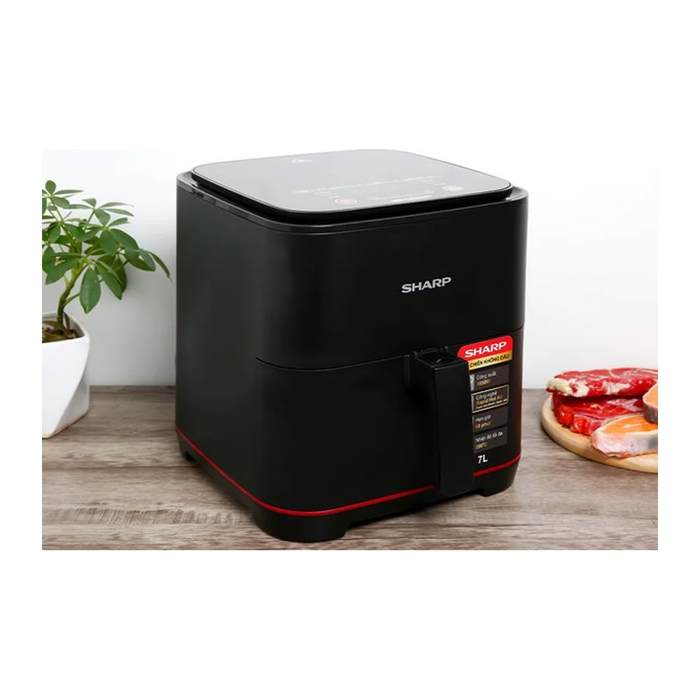 Nồi chiên không dầu Sharp KF-AF70EV-BK 7 lít