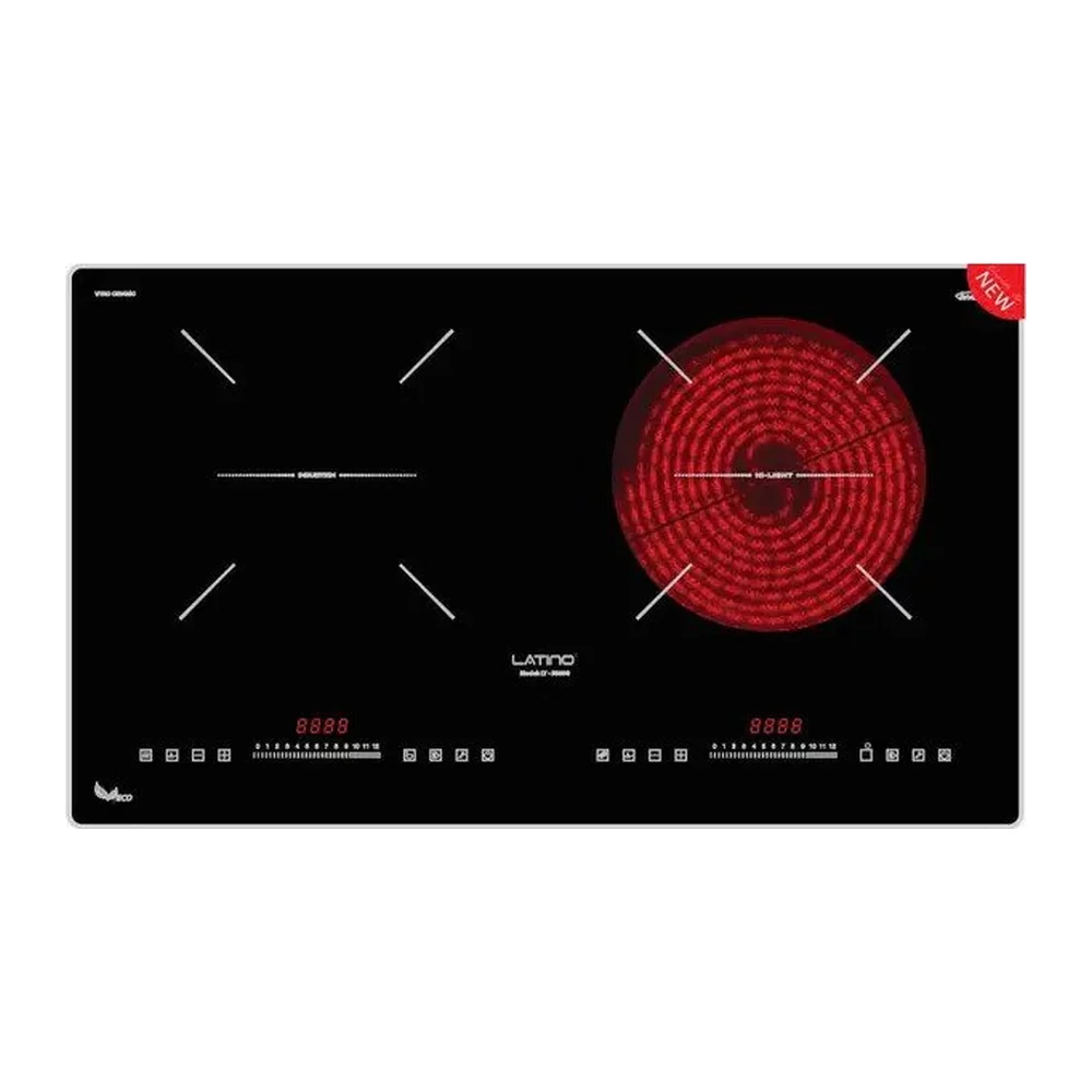 Bếp đôi điện từ hồng ngoại Inverter Latino LT-S888G