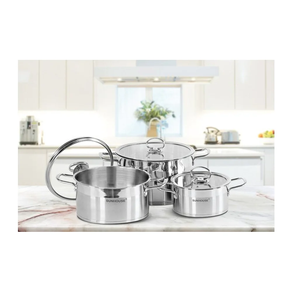 Bộ nồi inox 5 đáy Mama SUNHOUSE SH784