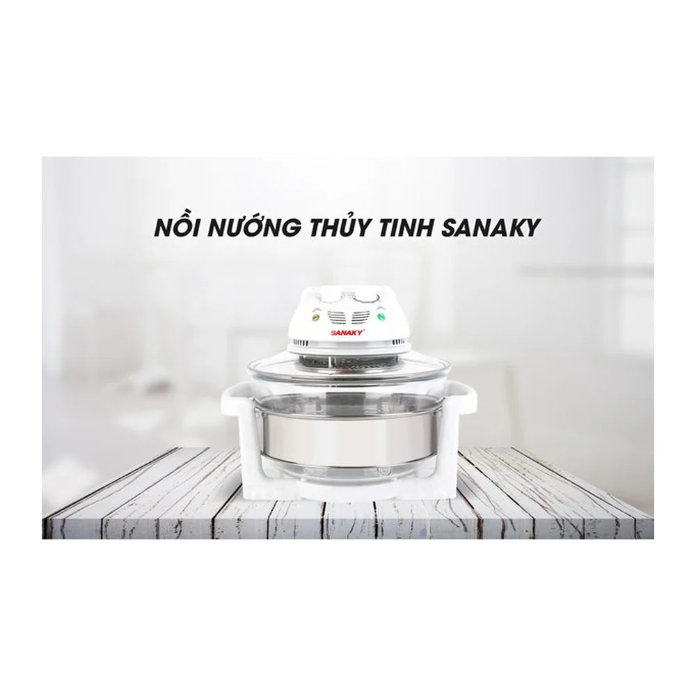 Nồi nướng thủy tinh Sanaky VH-188TD 18 lít