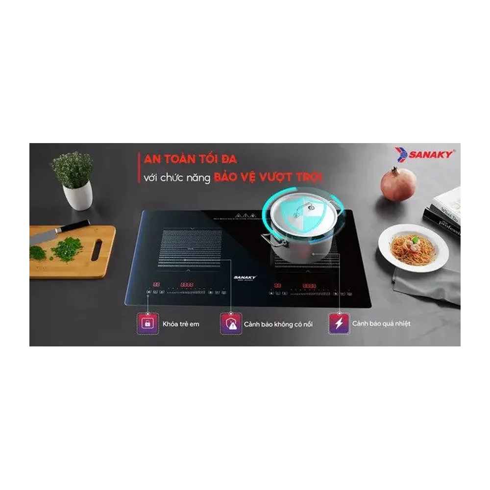 Bếp từ đôi Sanaky VH-8101HY