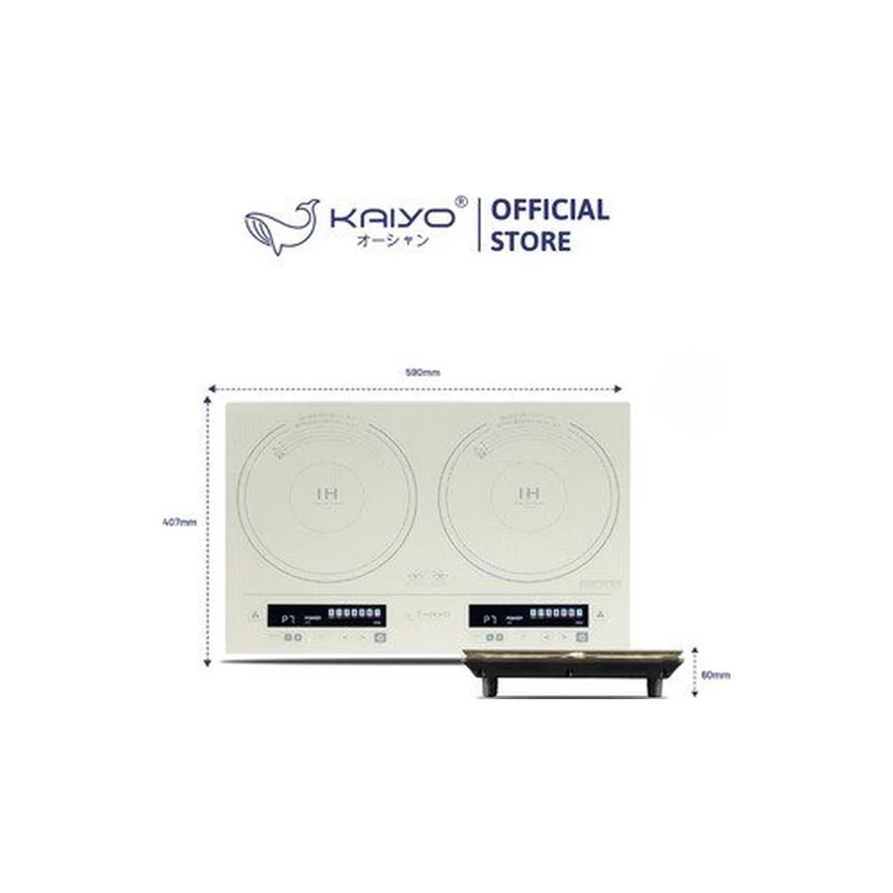 Bếp từ đôi lõi đồng Kaiyo KIH-4076 (KIH-407)