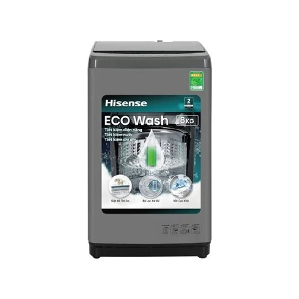 Máy giặt Hisense 8kg WTZQ8012UT