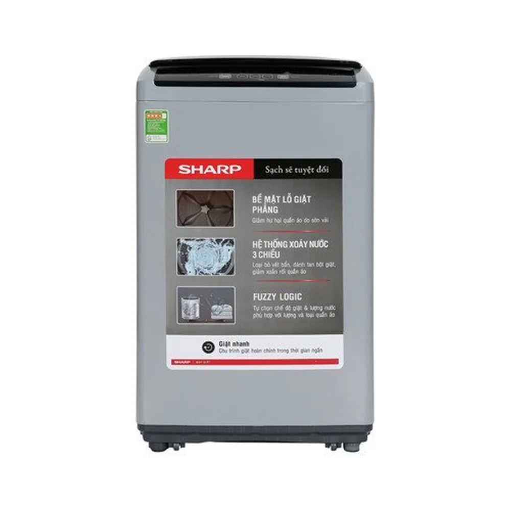 Máy Giặt Sharp 7.5 Kg ES-Y75HV-S
