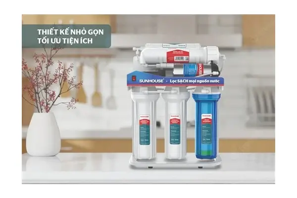 Máy lọc nước R.O không vỏ 6 lõi SUNHOUSE SHA88512KV