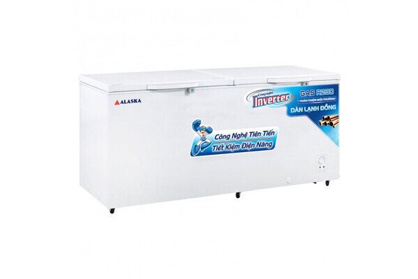 Tủ Đông Inverter Alaksa HB 1200CI, 1200 Lít Dàn Đồng chính hãng