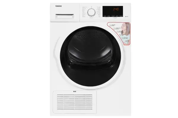 Máy sấy ngưng tụ Galanz 8 Kg DC-80S5C - màu trắng