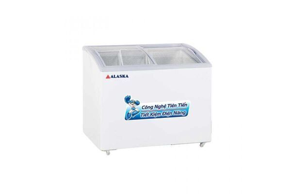 Tủ đông kính cong Alaska KC-210 , 210 lít